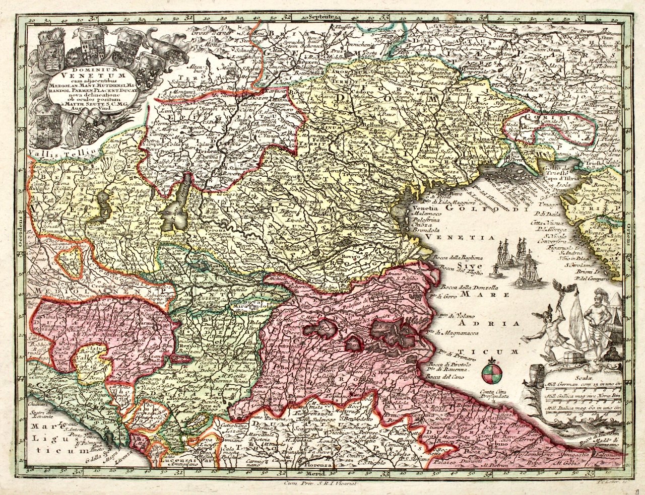 Dominium Venetum cum adjacentibus Mediolan. Mant. Mutinensi, Mirandol., Parmen., Placent. …