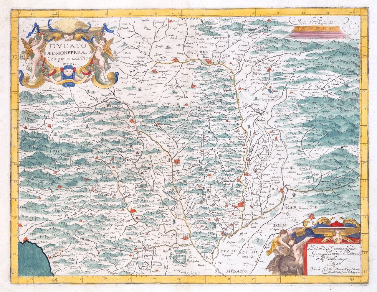 Ducato del Monferrato con parte del Piemonte | Immagine principale