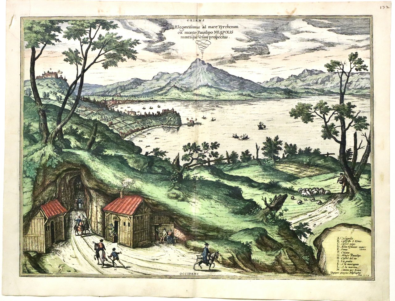 Elegantissimus ad mare Thyrrenum ex monte Pausillipo Neapolis montisque Vesuvij … | Immagine principale