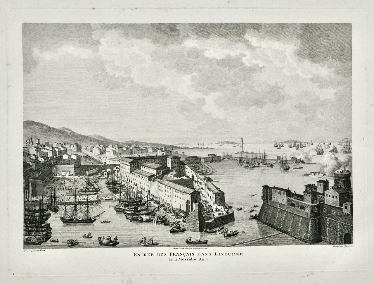 Entrée des Français dans Livourne, le 11 Messidor An 4.