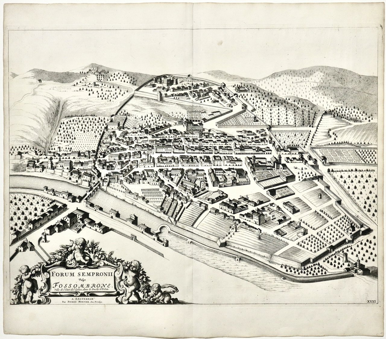 Forum Sempronii vulgo Fossombrone ville de l'Etat de l'Eglise, dans … | Immagine principale