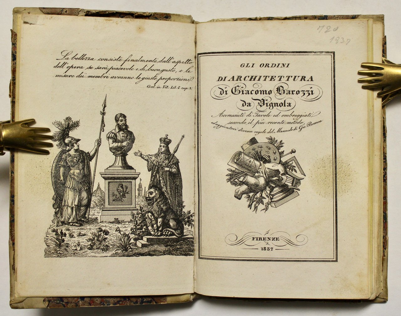 Gli ordini di architettura accresciuti di tavole ed ombreggiati…ed aggiuntovi …