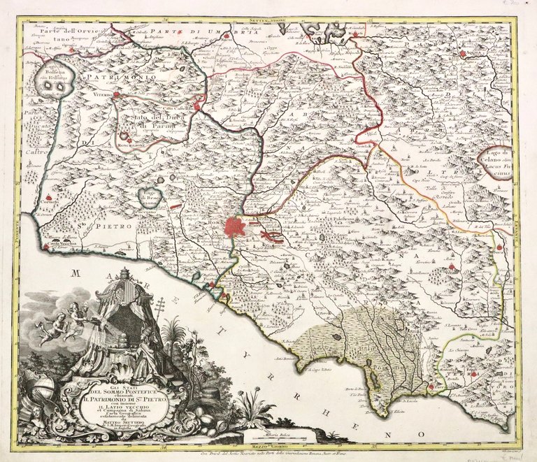 Gli Stati del Sommo Pontefice chiamati il Patrimonio di San …