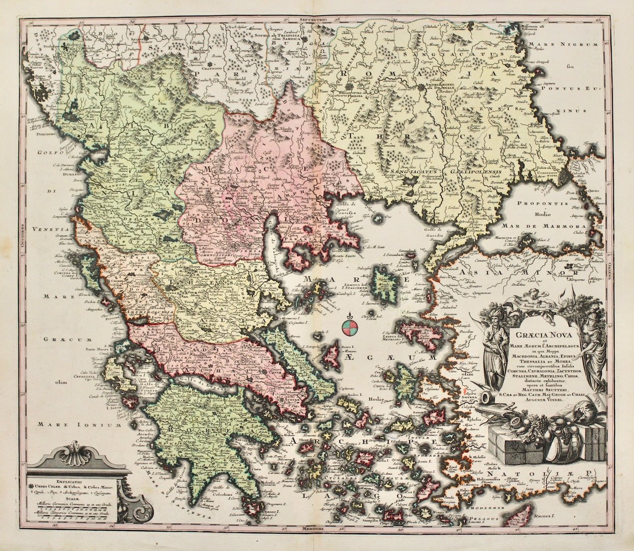 Graecia nova et mare Aegeum f. Archipelagus in qua mappa …