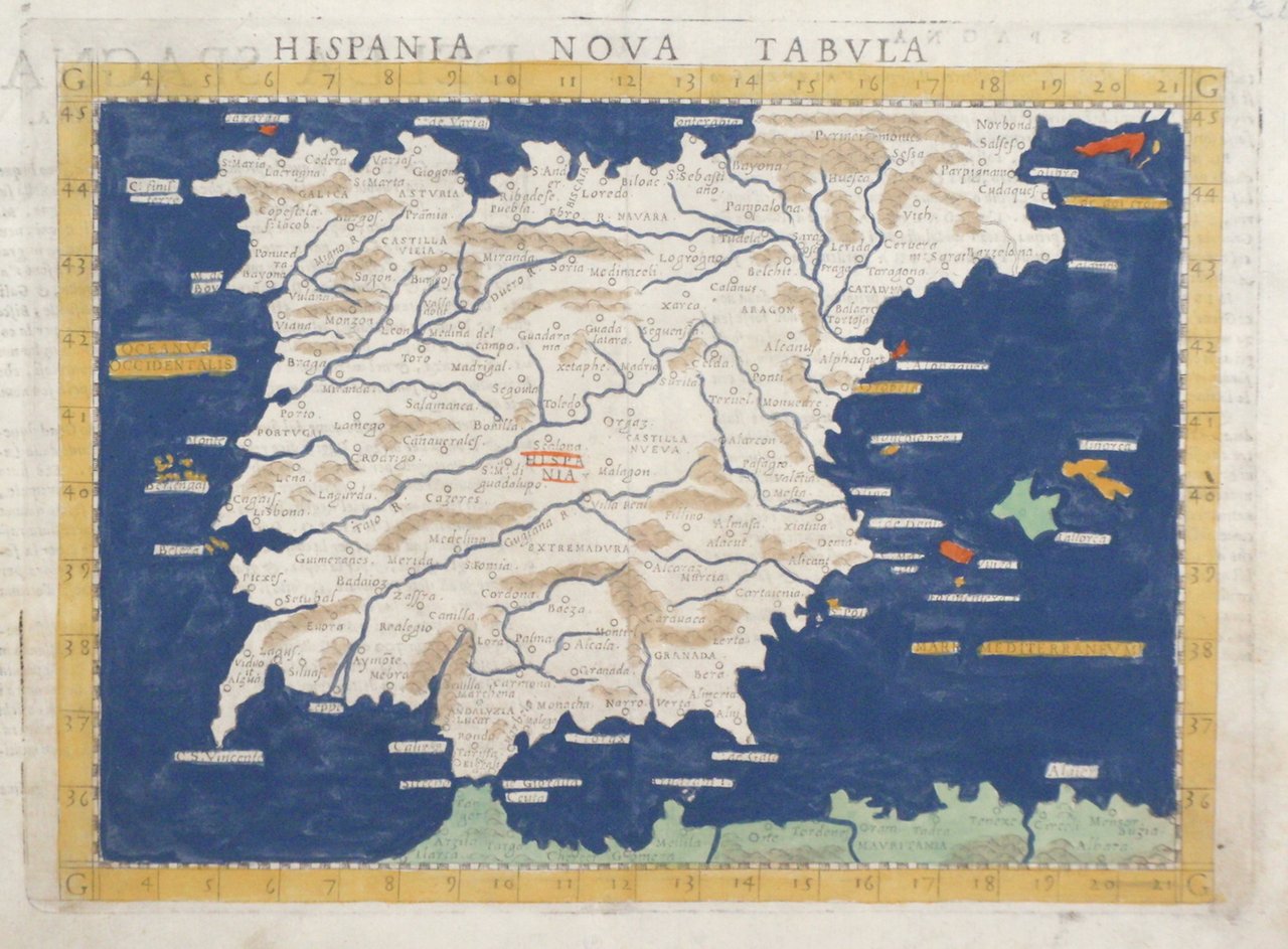 Hispania nova tabula.