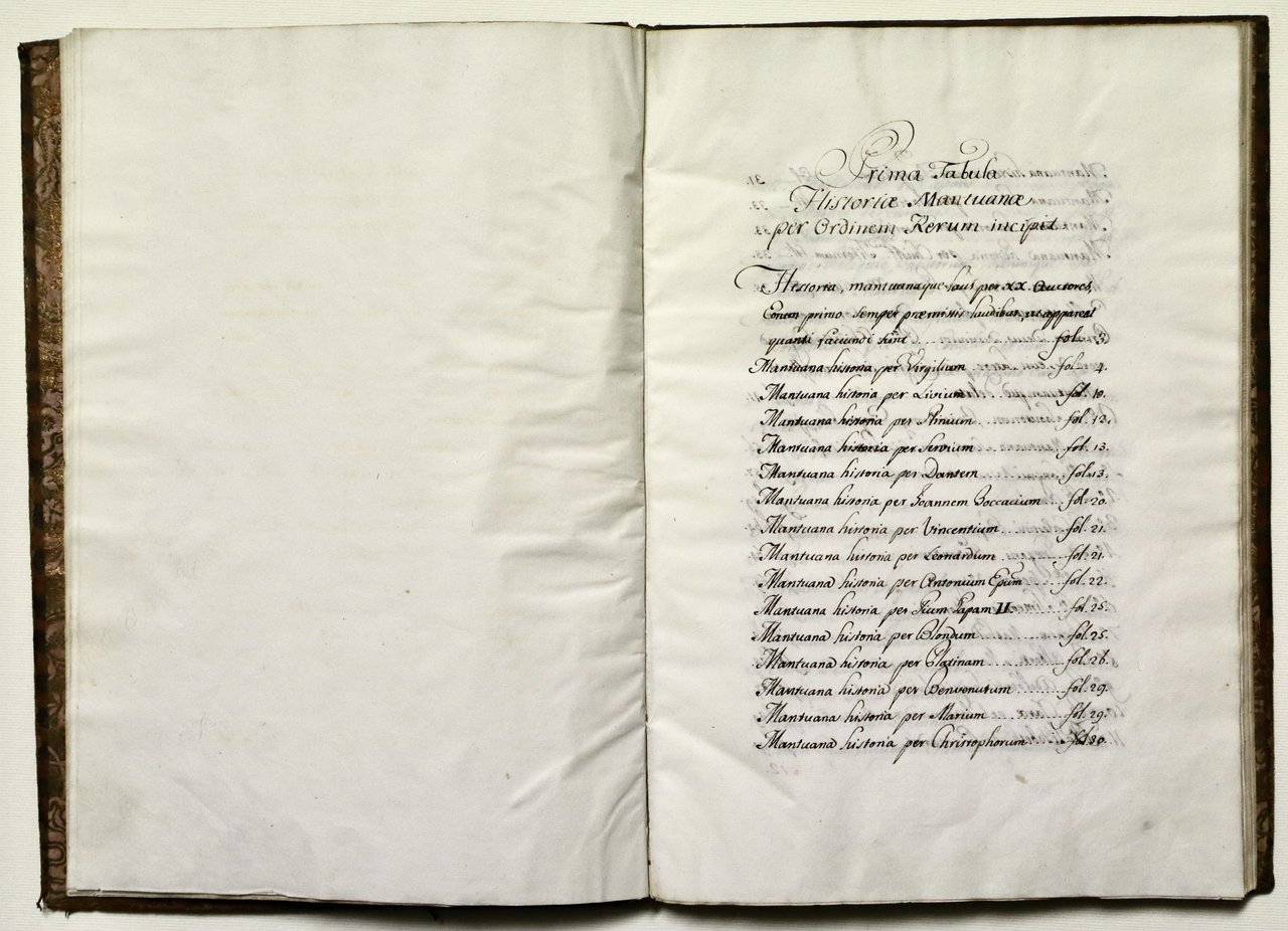 Historia Mantuana | Immagine principale