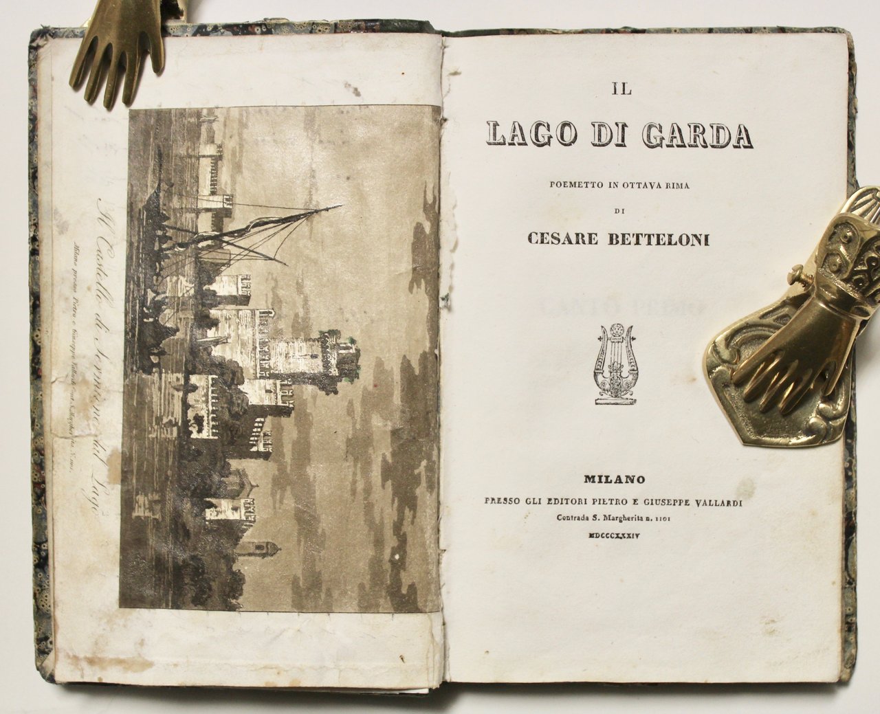 Il lago di Garda. Poemetto in ottava rima.