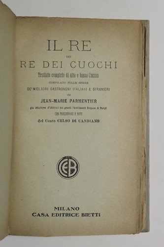 Il re del re dei cuochi. Trattato completo di alta … | Immagine principale