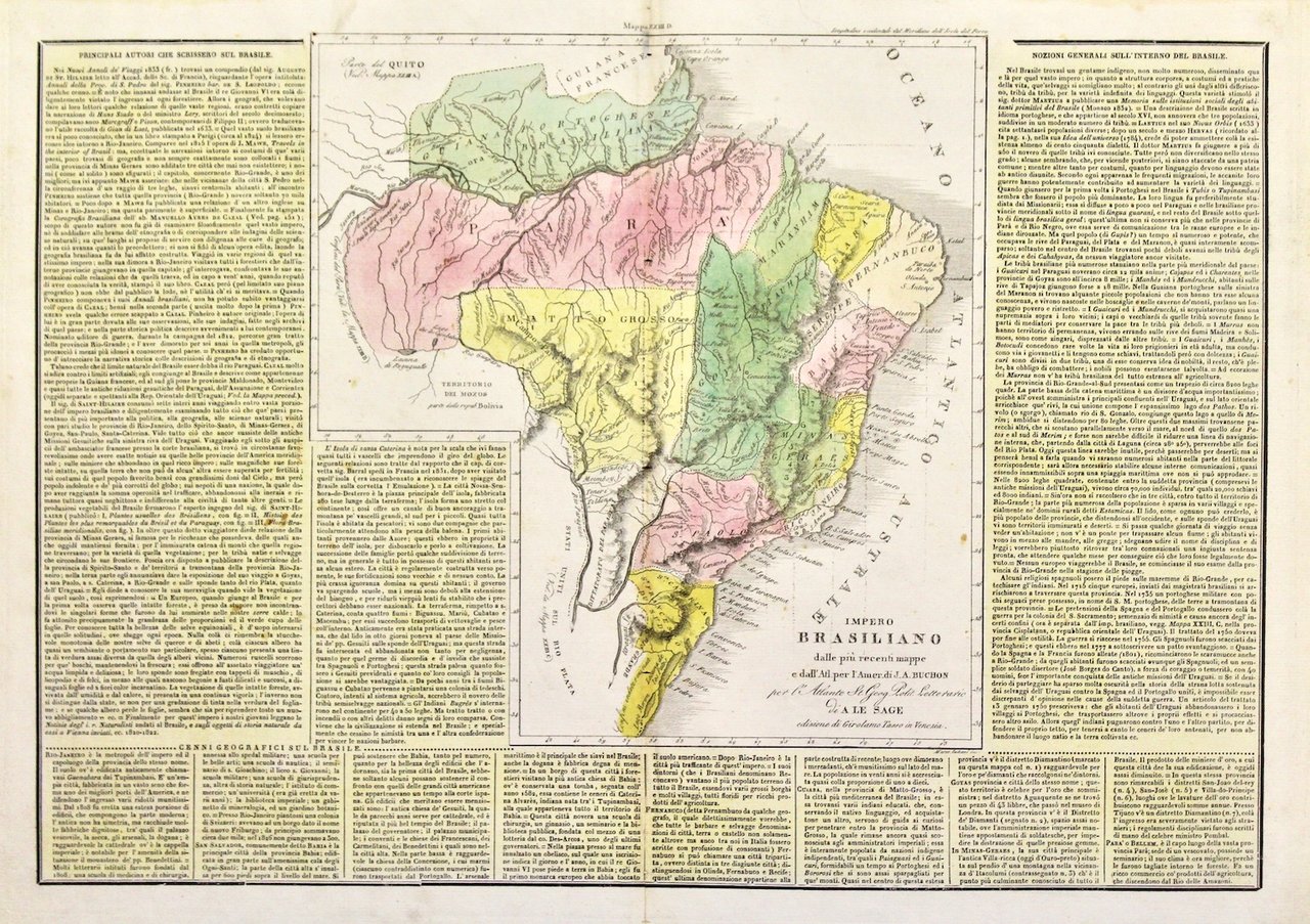 Impero brasiliano dalle più recenti mappe e dall'Atl. per l'Amer…per …