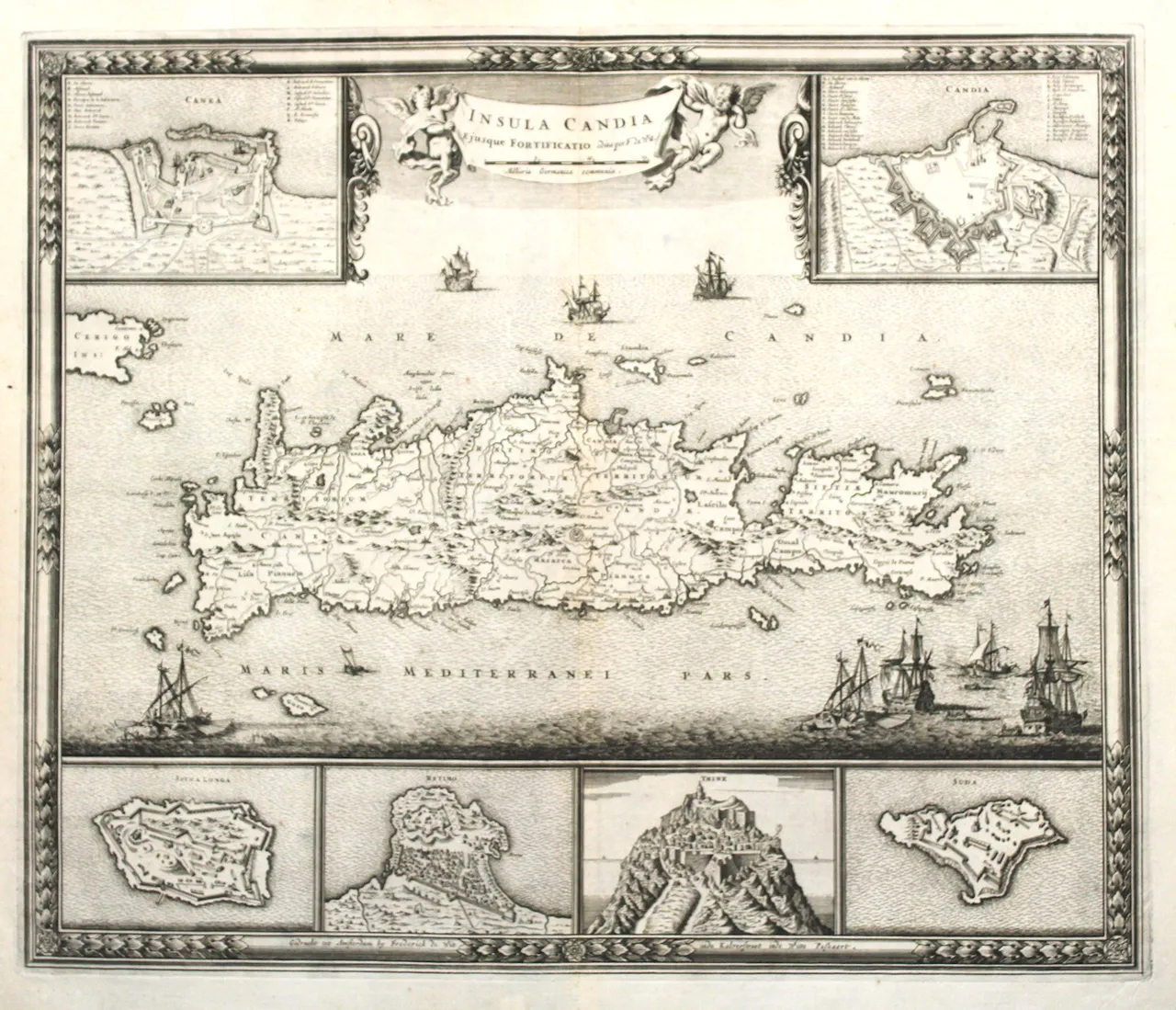 Insula Candia ejusque fortificatio. | Immagine principale