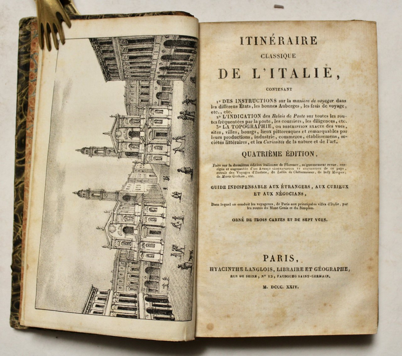 Itinéraire Classique de l'Italie contenant 1° des Instructions sur la …