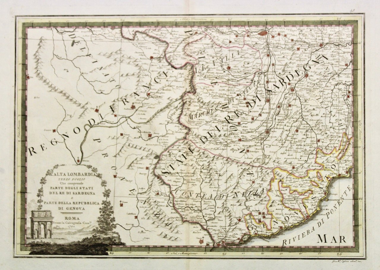 L’alta Lombardia, terzo foglio che comprende parte degli Stati del … | Immagine principale