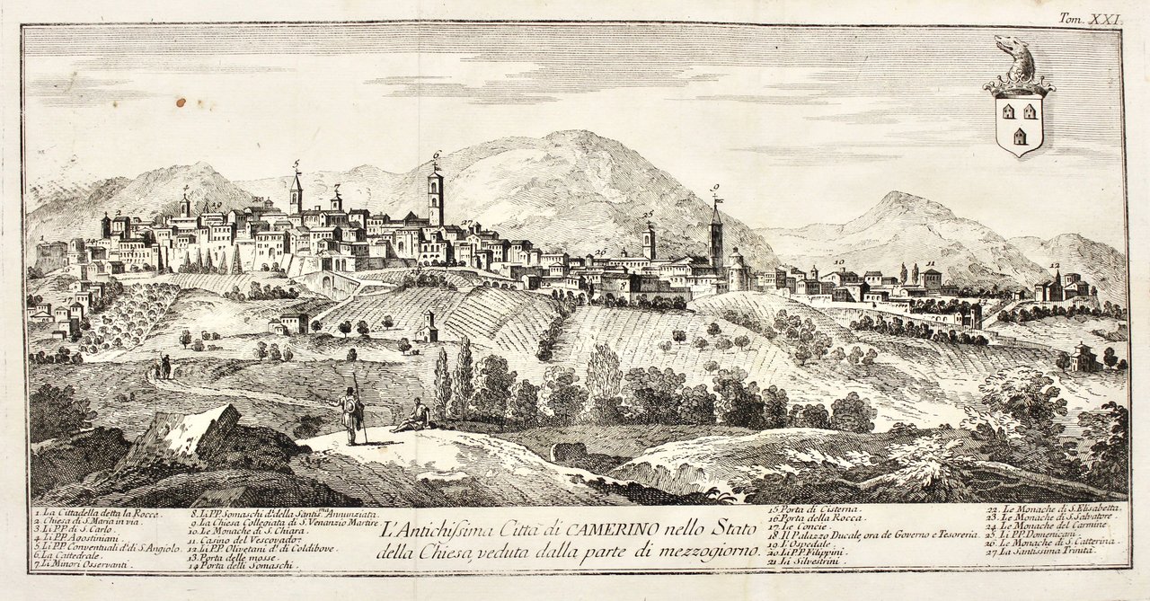 L’Antichissima Città di Camerino nello Stato della Chiesa, veduta dalla … | Immagine principale