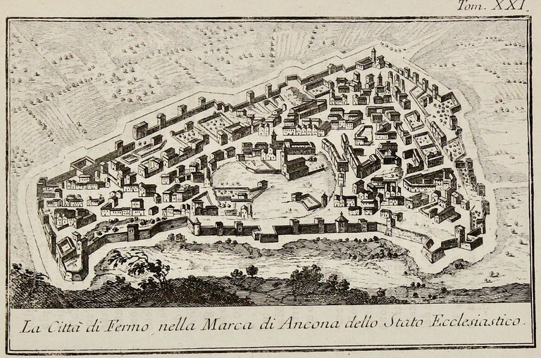 La Città di Fermo nella Marca di Ancona dello Stato … | Immagine Gallery 2