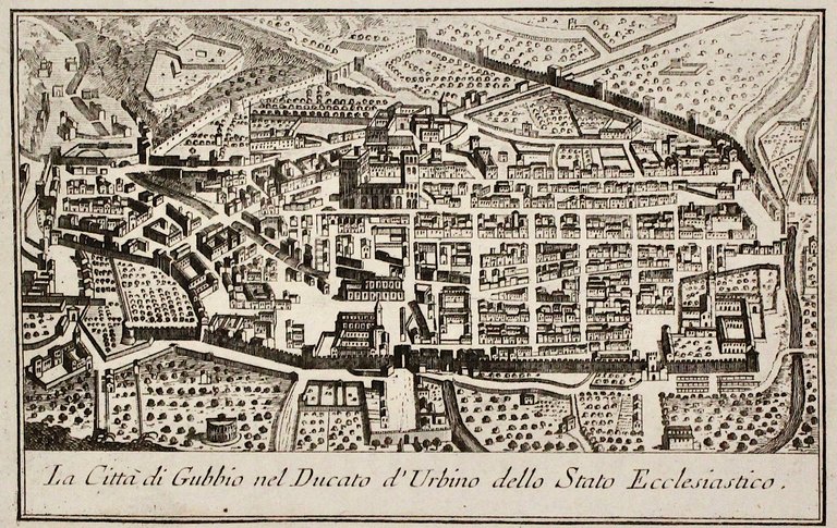 La Città di Gubbio nel Ducato d' Urbino dello Stato … | Immagine Gallery 2