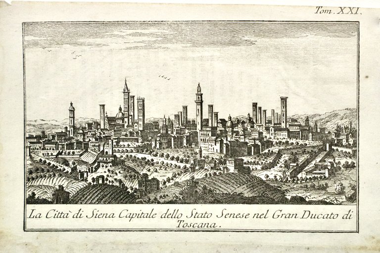 La città di Siena capitale dello stato Senese nel gran … | Immagine Gallery 2