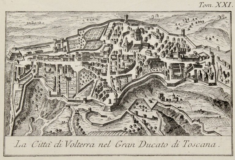 La città di Volterra nel Gran Ducato di Toscana. | Immagine Gallery 2