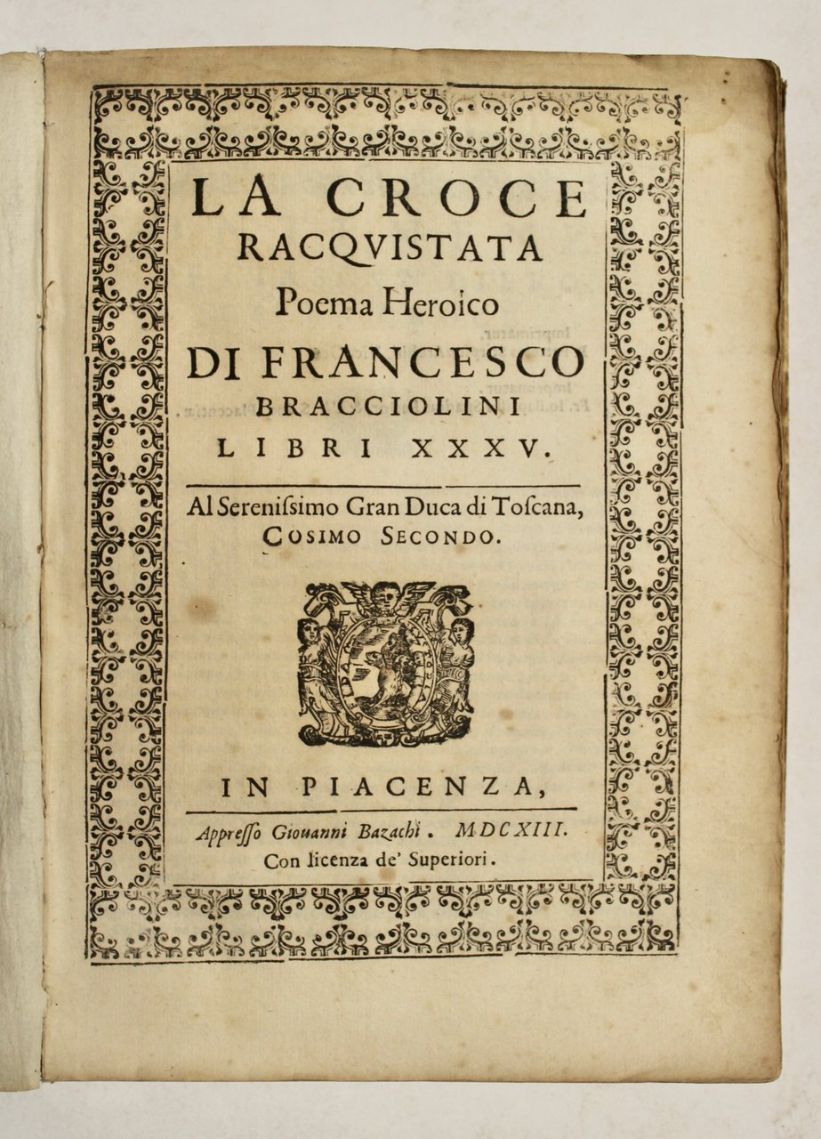 La Croce riconquistata. Poema eroico.