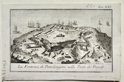 La Fortezza di Portolongone nello Stato de' Presidi. | Immagine principale