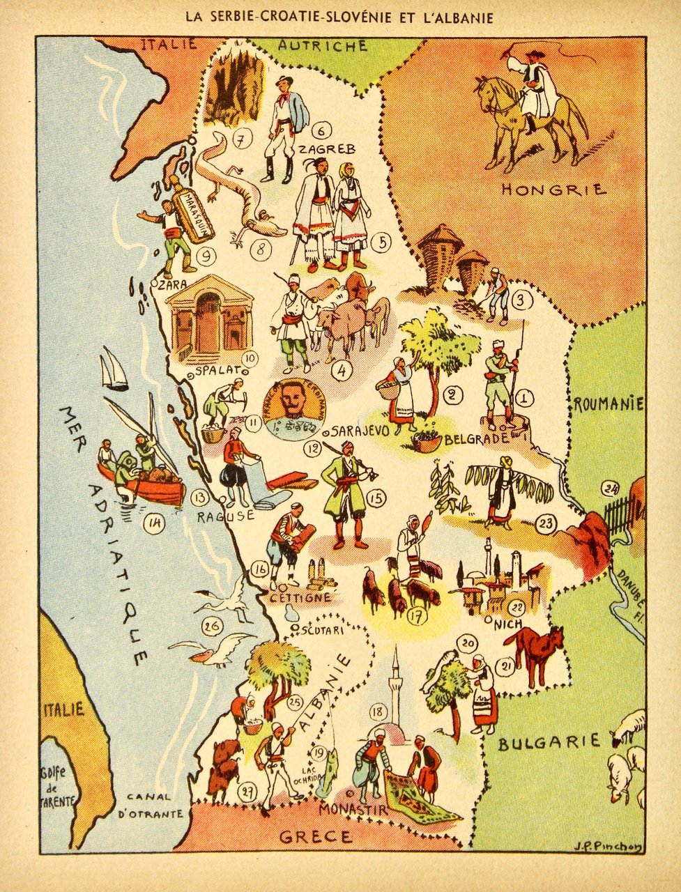 La Serbie-Croatie-Slovenie et l'Albanie | Immagine principale