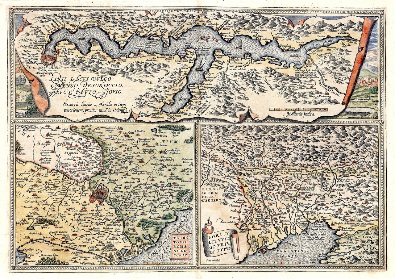 Larii lacus vulgo comensis descriptio, Auct. Paulo Iovio. Territorii romani …
