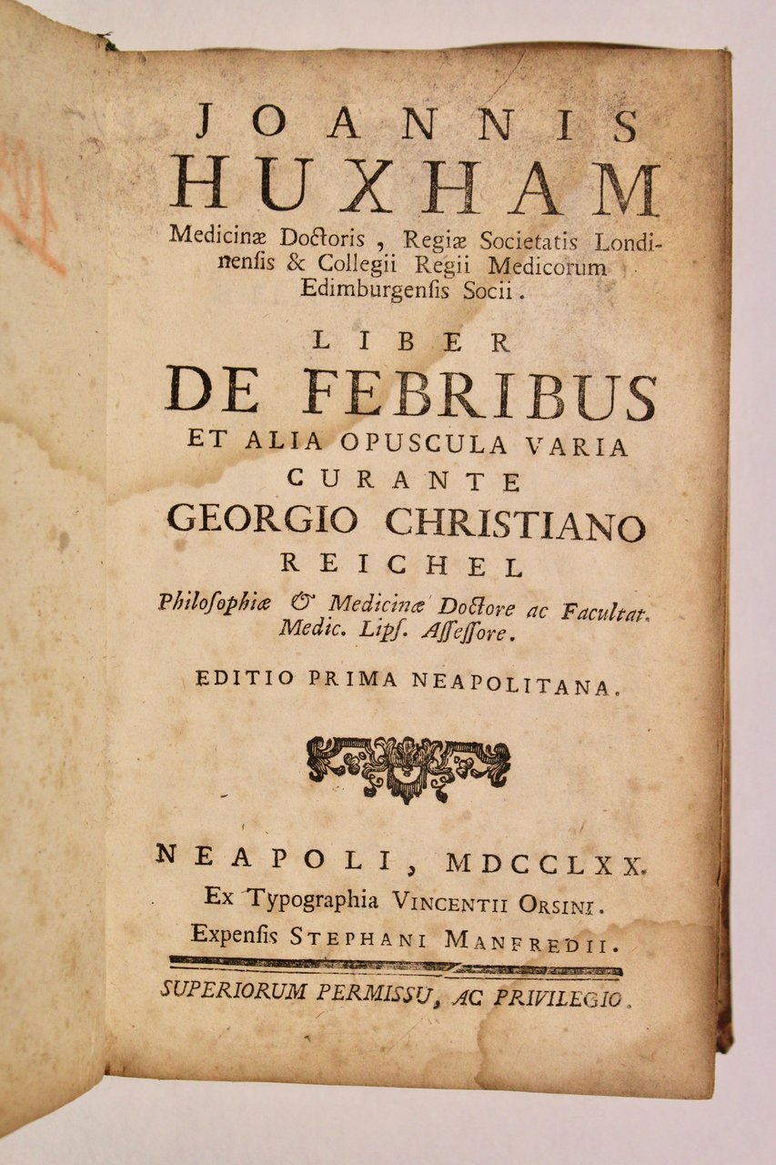 Liber de febribus et alia opuscula varia