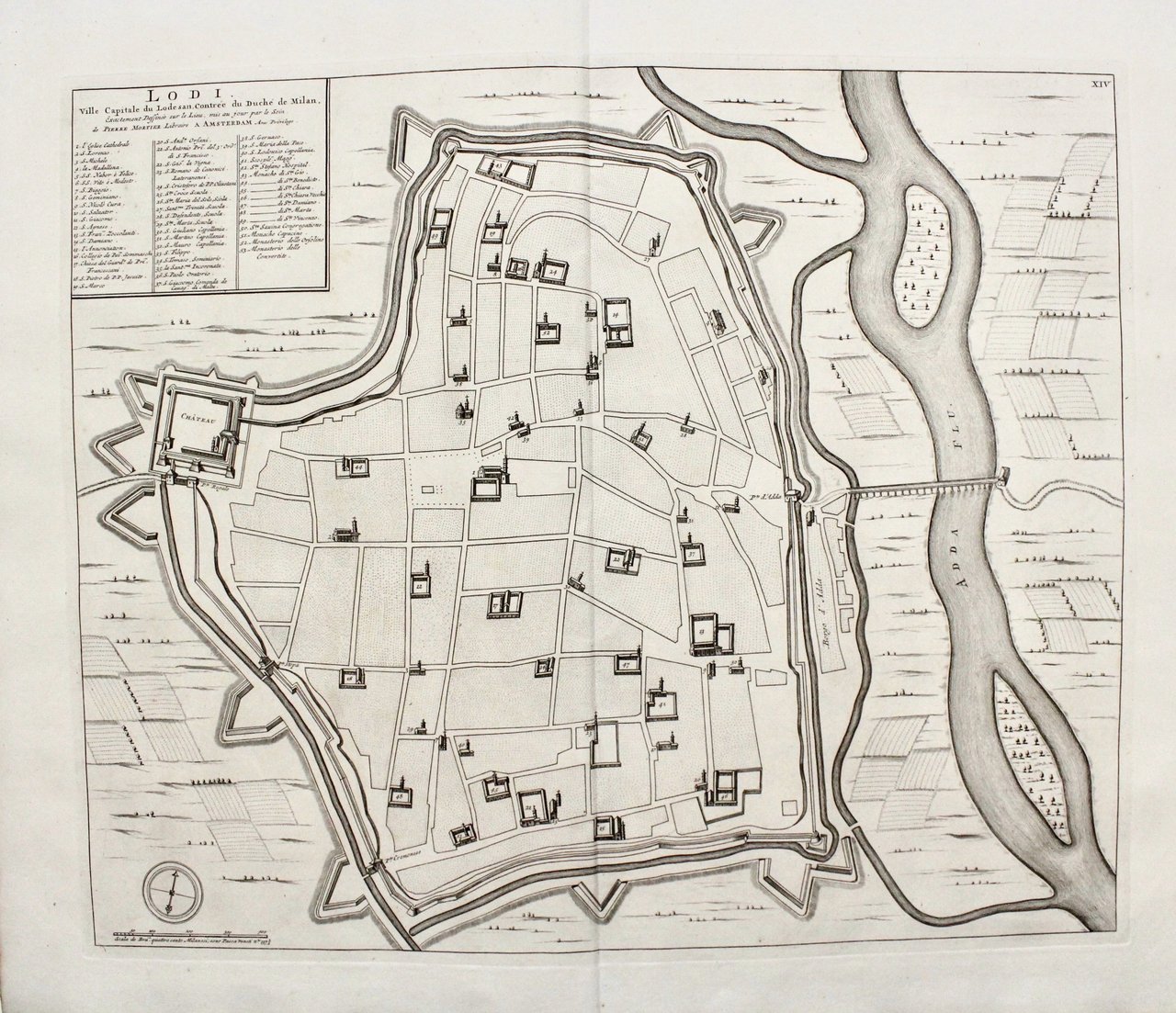 Lodi ville capitale du Lodesan, contrée du Duchè de Milan