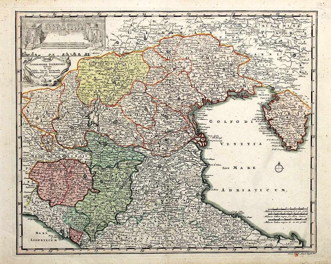 Lombardia inferioris tabula in qua Ditio Veneta, Parmensis, Mutinensis et …