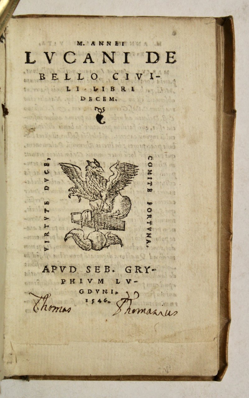 M. Annei Lucani De bello civili libri decem