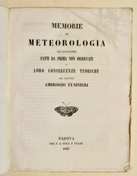 Memorie di Meteorologia | Immagine principale
