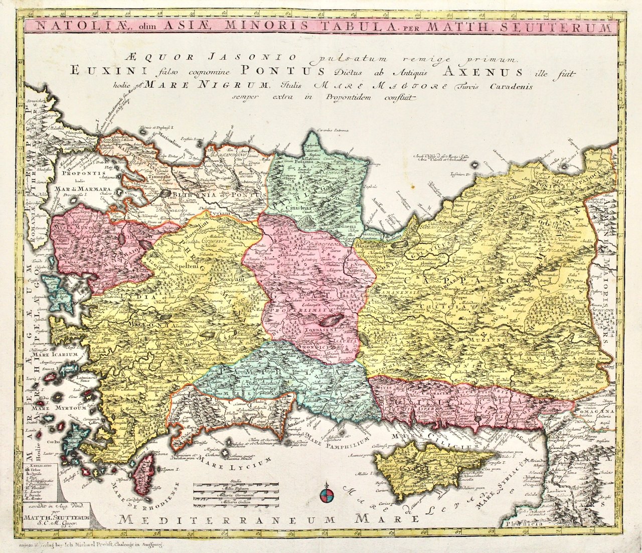 Natoliae olim Asiae Minoris tabula | Immagine principale