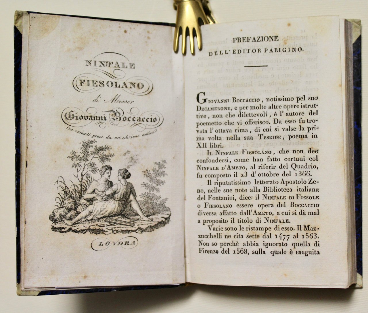 Ninfale fiesolano di messer Giovanni Boccaccio con varianti prese da …