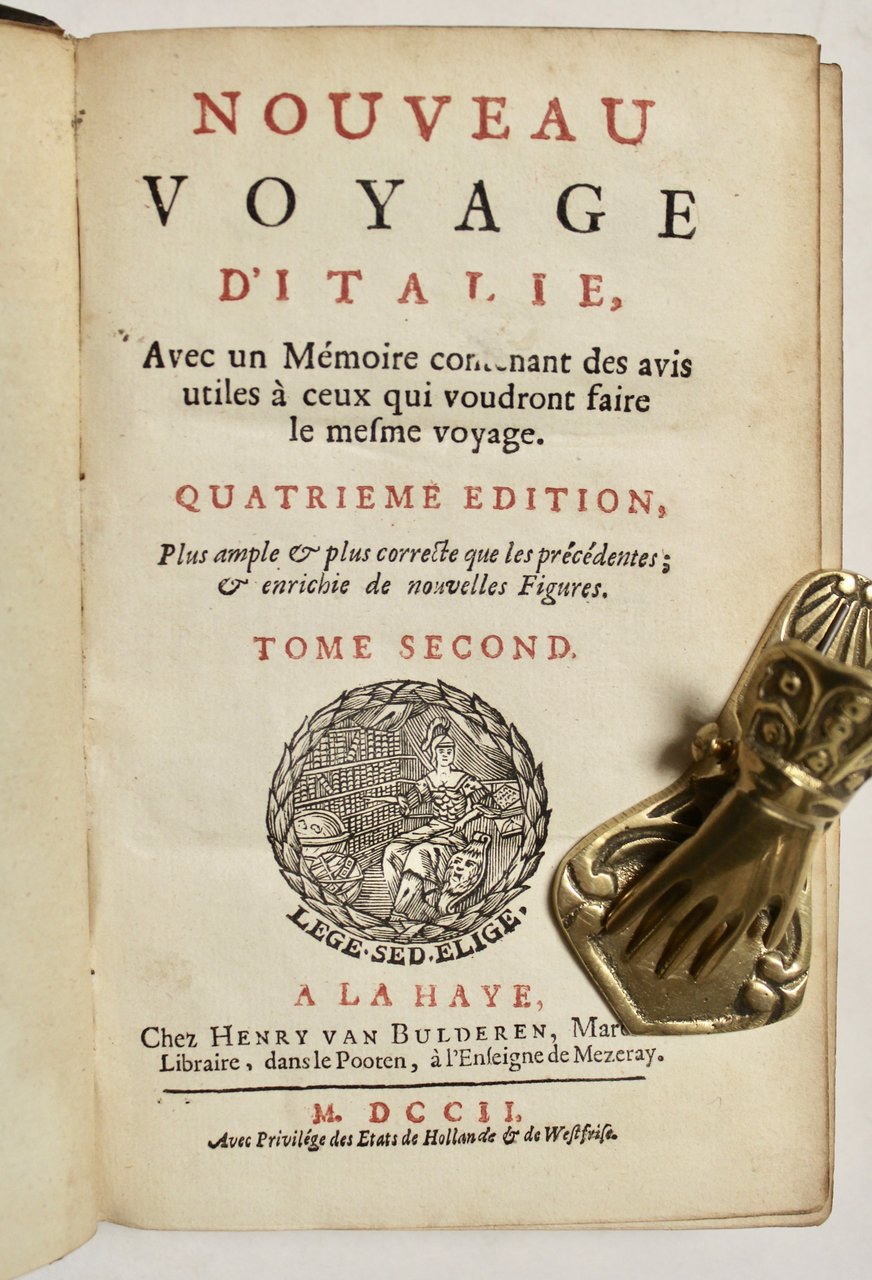 Nouveau Voyage d'Italie, avec un mémoire contenant des avis utiles …