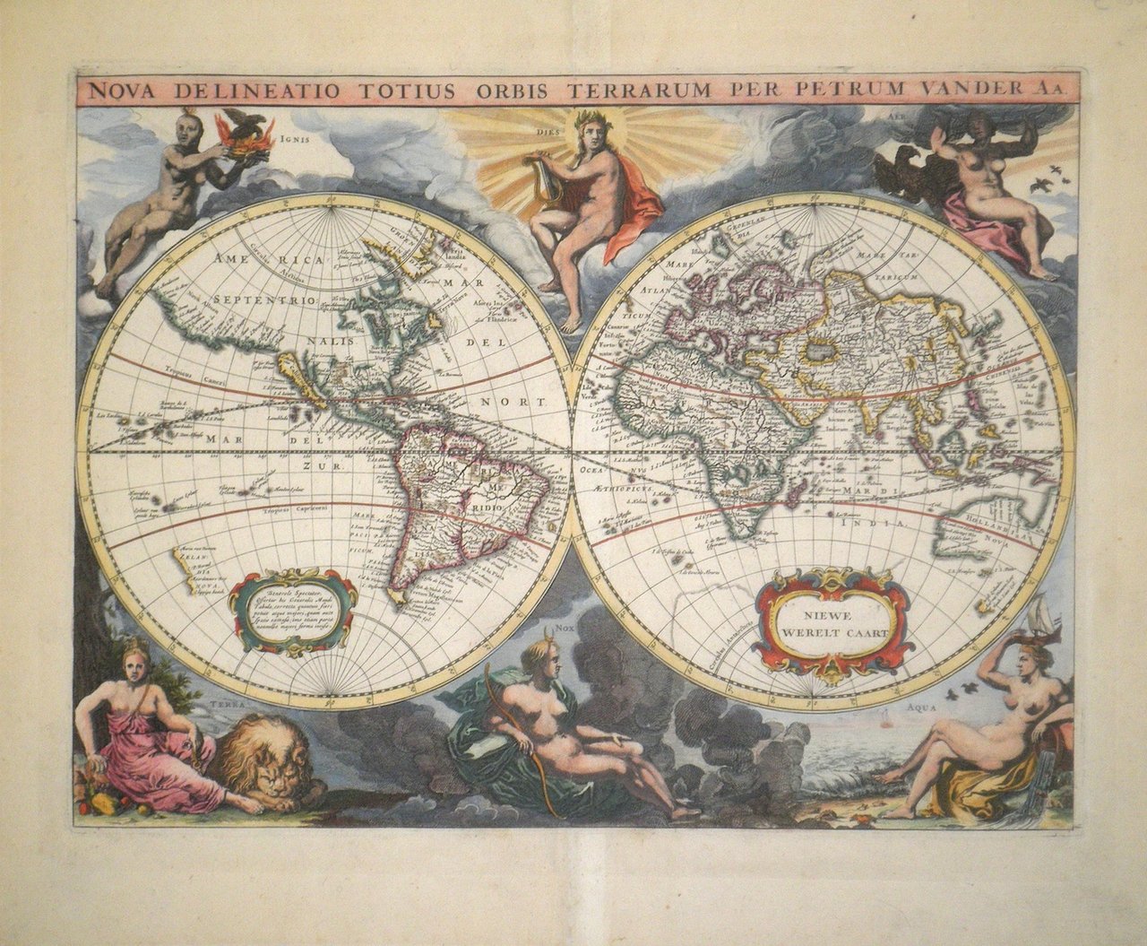 Nova delineatio totius orbis terrarum.