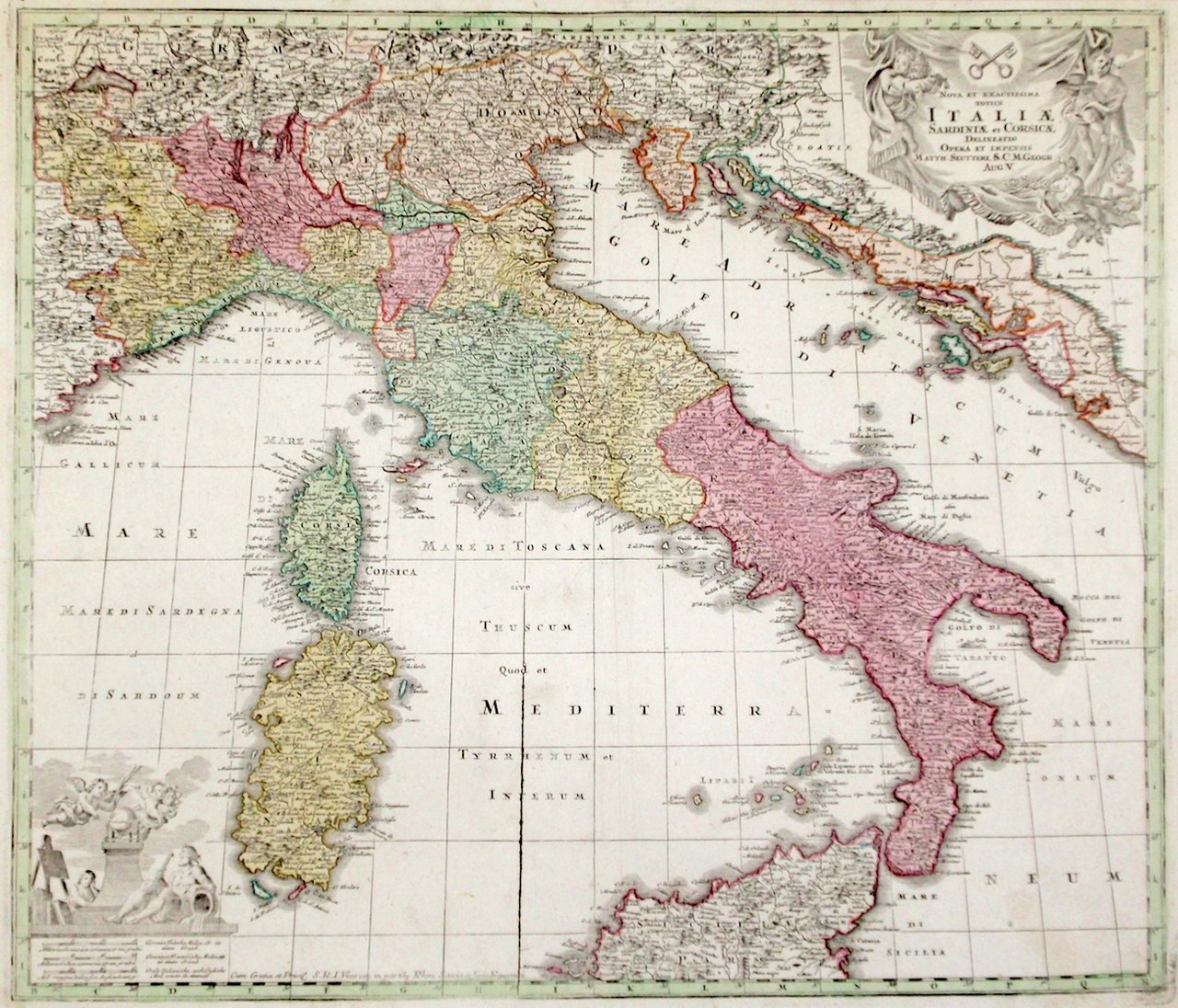 Nova et exactissima totius Italiae Sardiniae et Corsicae.