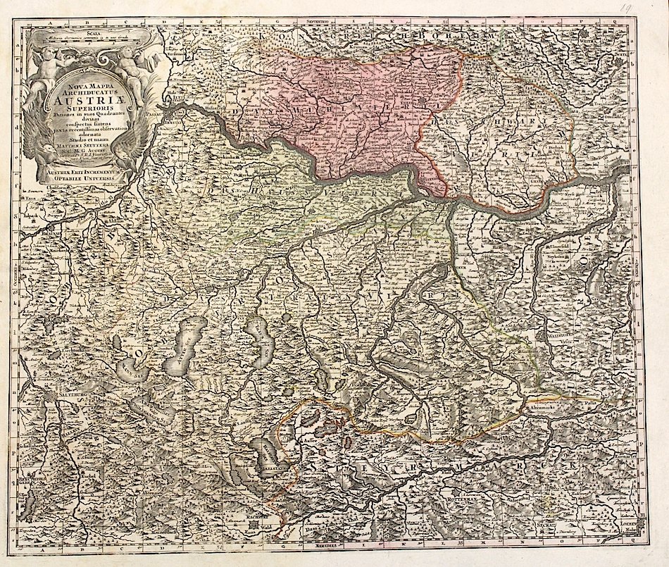 Nova mappa archiducatus Austria superioris. | Immagine principale