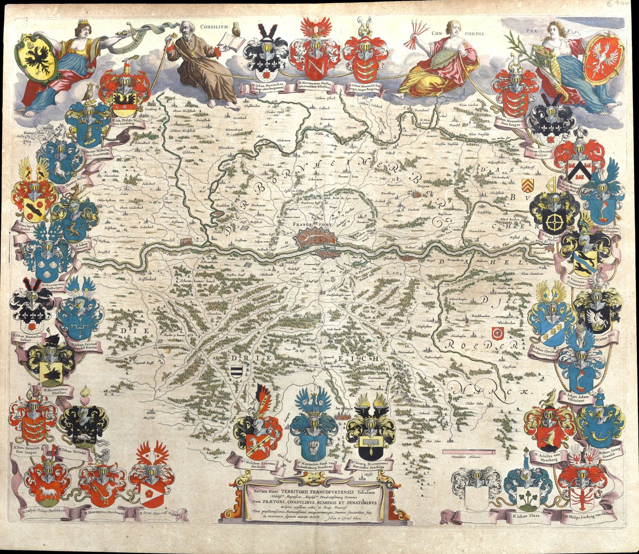 Novam hanc Territorii Francofurtensis Tabulam… | Immagine principale