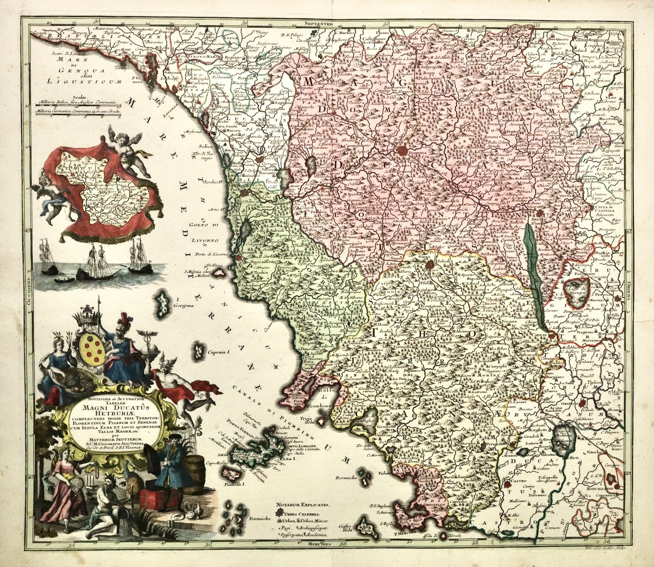 Novissima et accuratior tabella Magni Ducatus Hetruriae