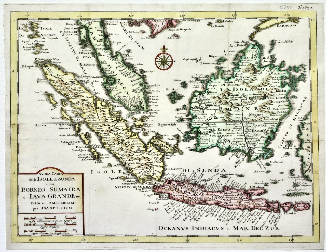Nuova carta delle isole di Sunda come Borneo Sumatra e … | Immagine principale