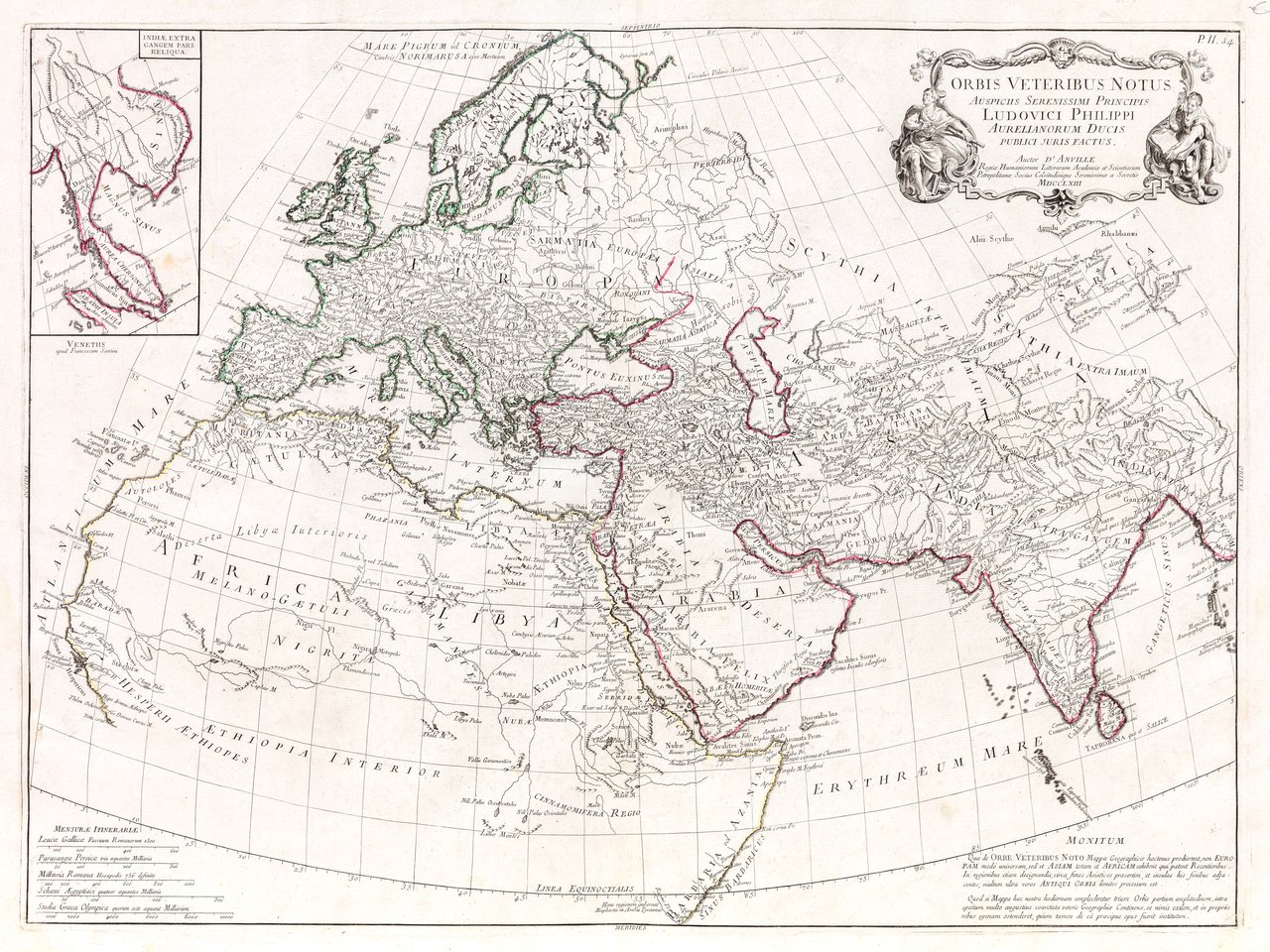 Orbis veteribus notus…auctor D'Anville