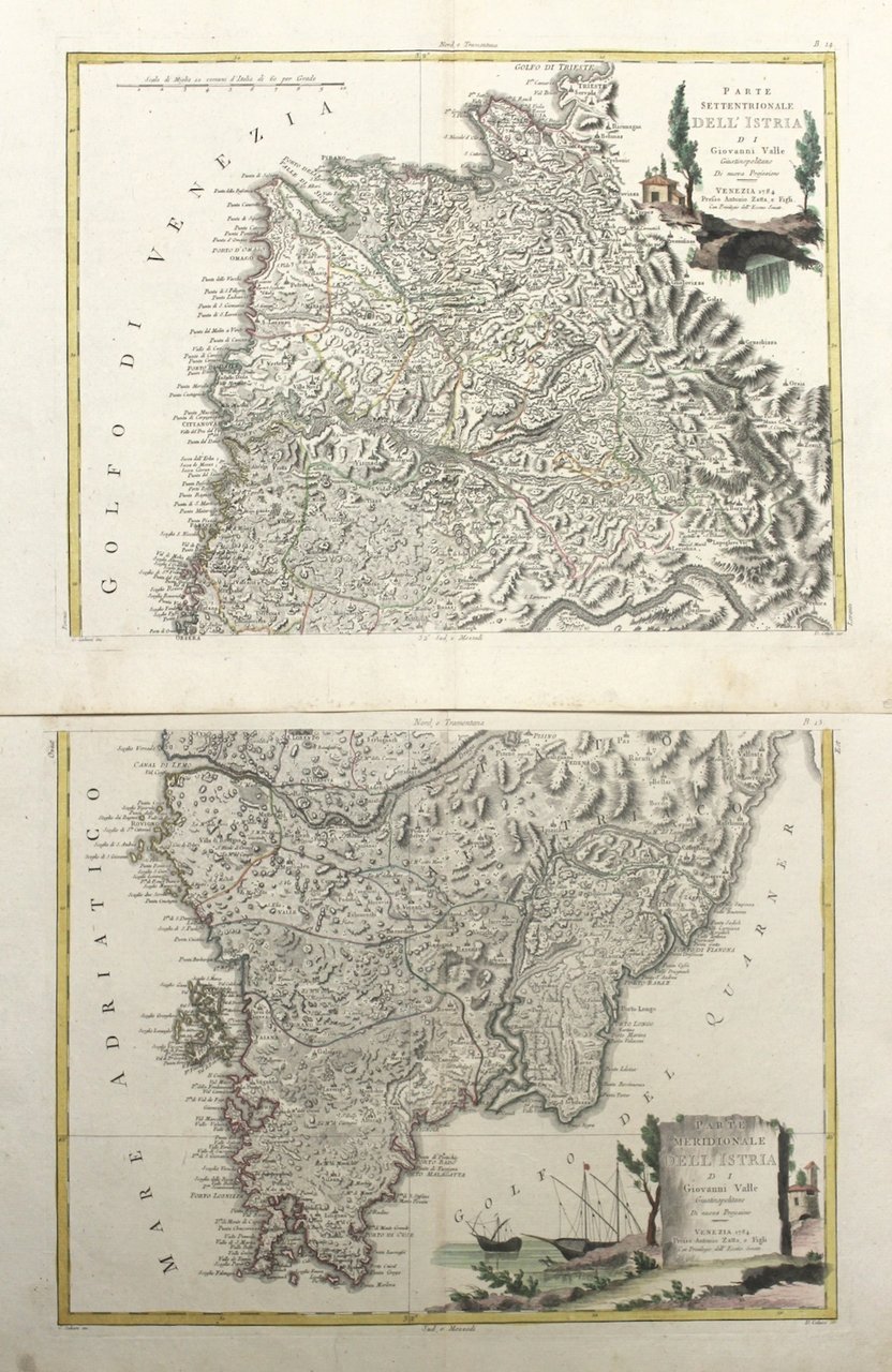 Parte settentrionale dell'Istria (insieme a) Parte meridionale dell'Istria. | Immagine principale