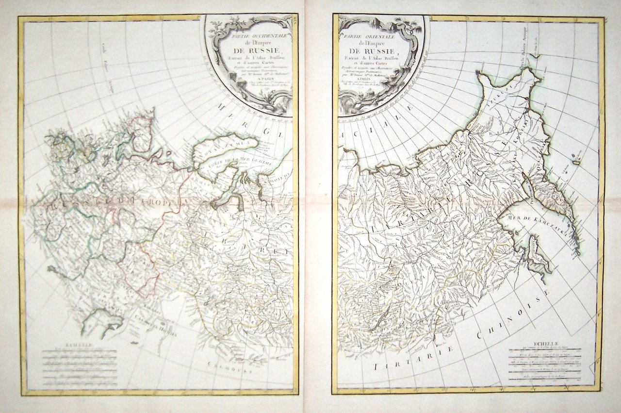 Partie occidentale (et orientale) de l'empire de Russie extraict de …