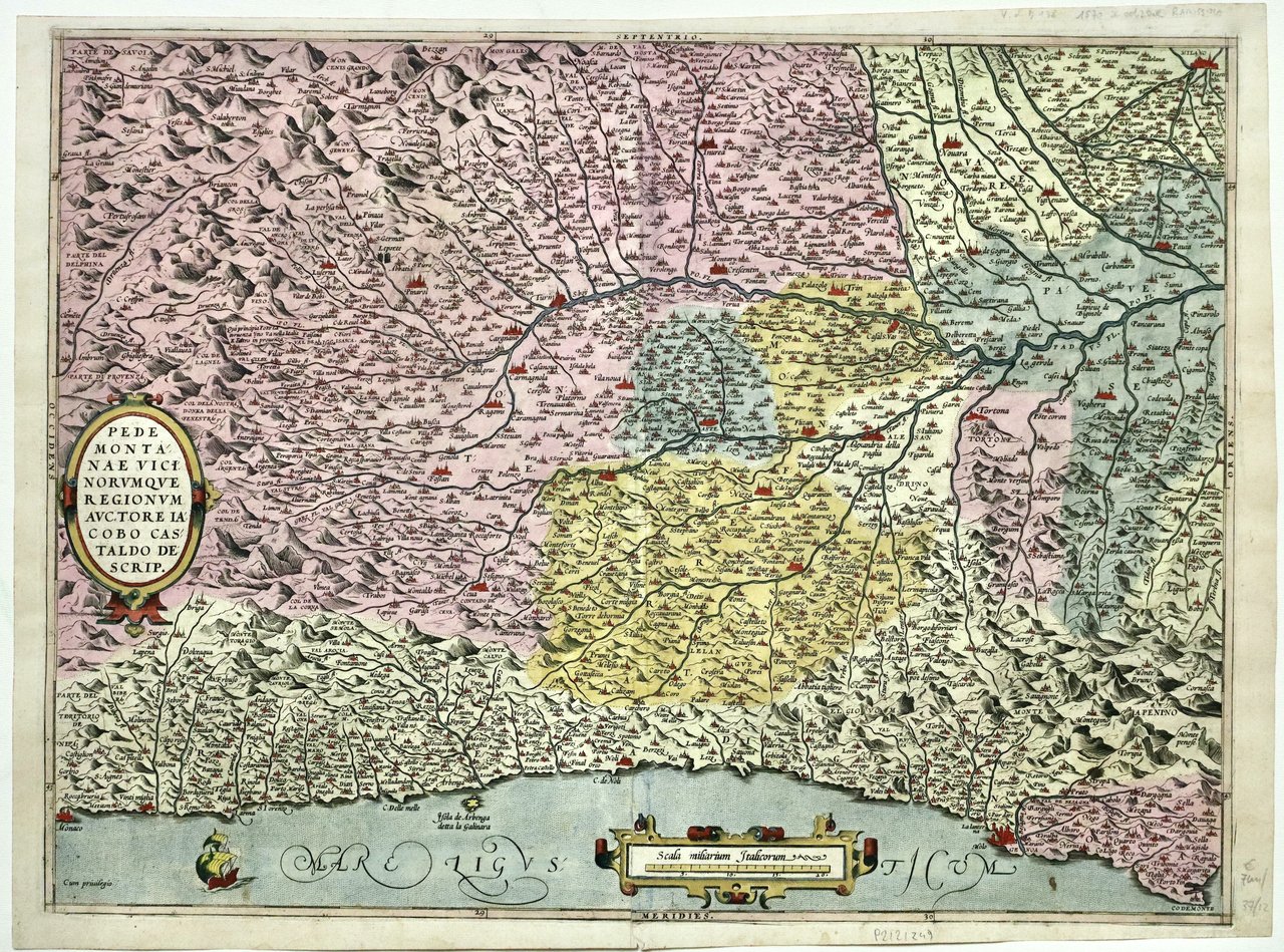 Pedemontanae vicinorumque regionum…descrip. | Immagine principale