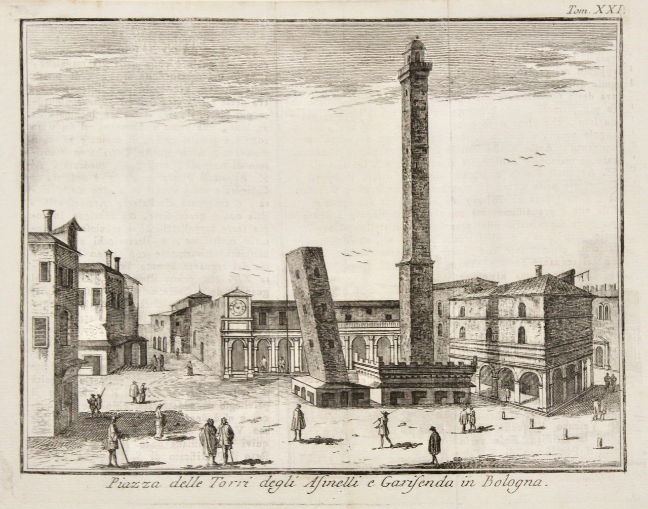 Piazza delle Torri degli Asinelli e Garisenda in Bologna. | Immagine principale
