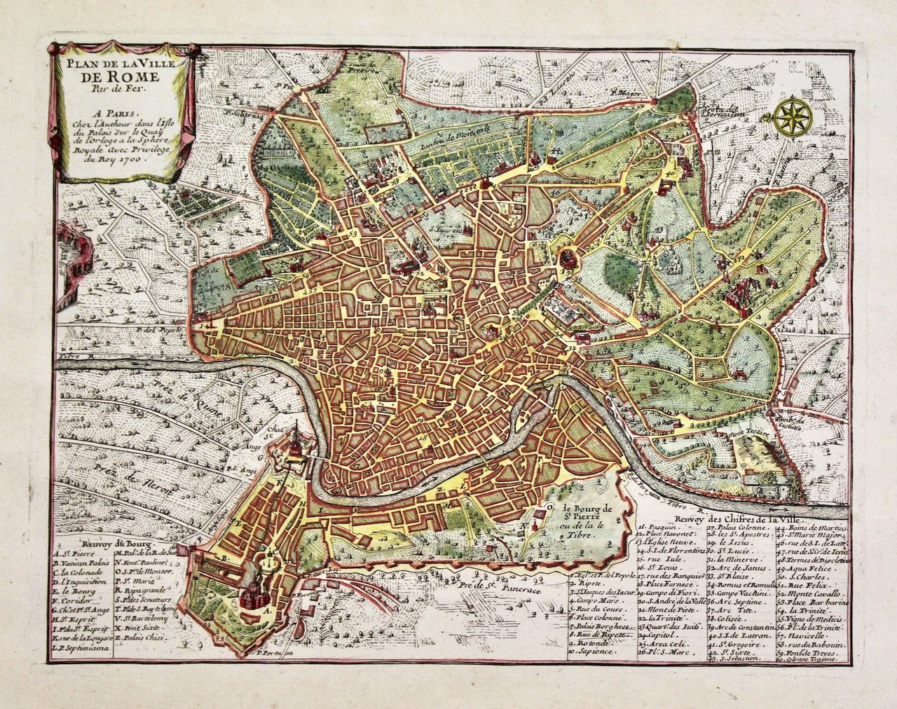 Plan de la ville de Rome