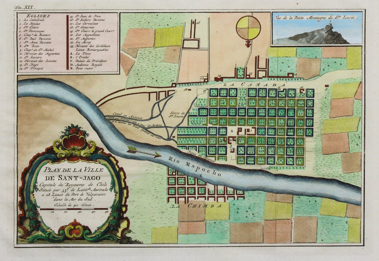 Plan de la ville de Sant-Jago capitale du royaume du … | Immagine principale