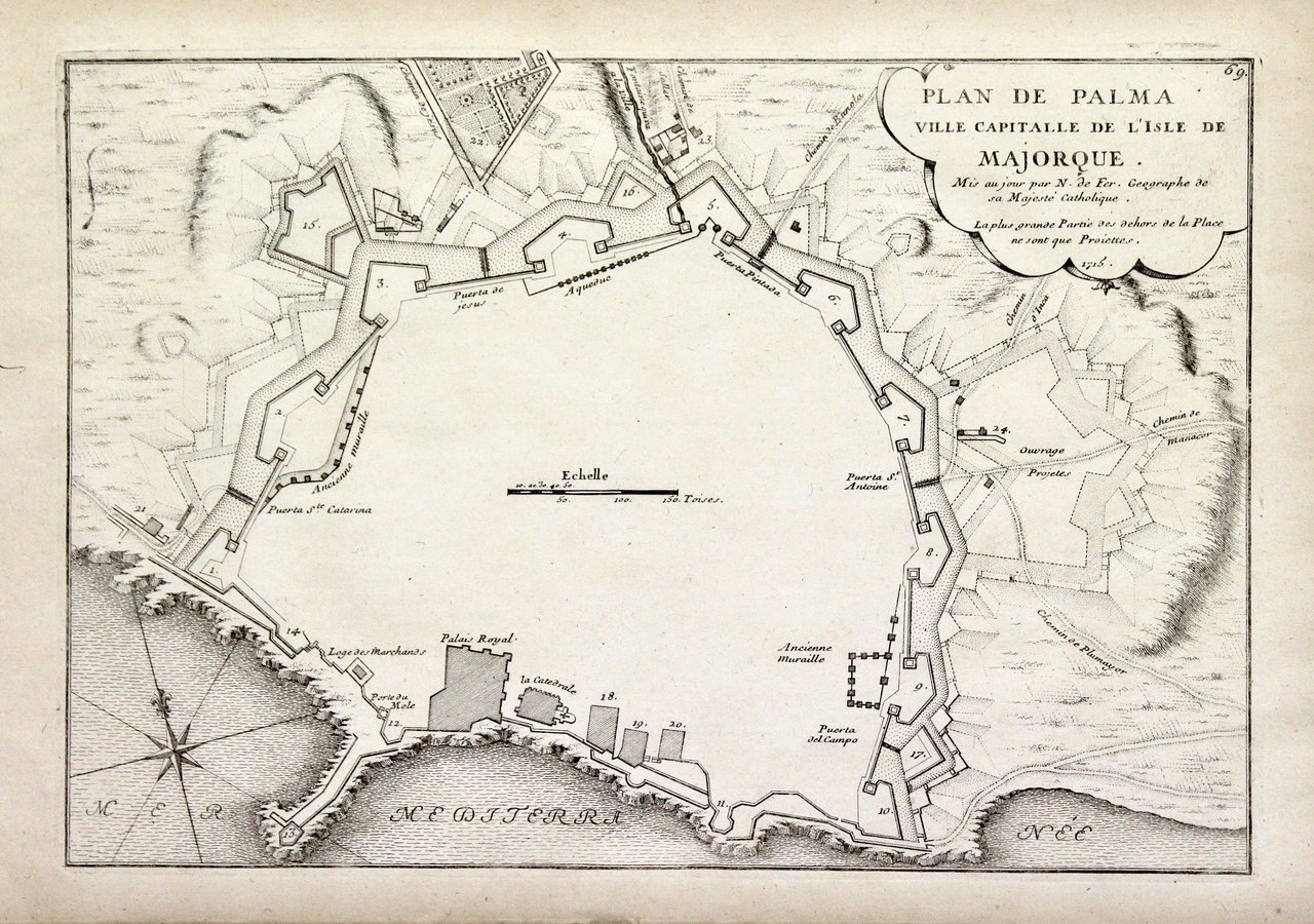 Plan de Palma ville capitalle de l’isle de Majorque | Immagine principale