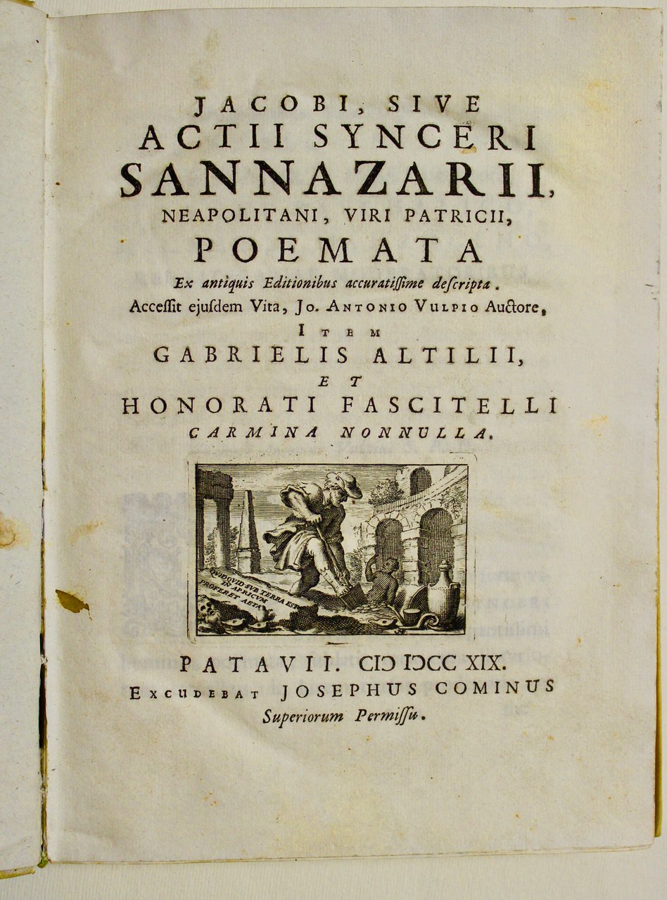 Poemata. Ex antiquis editionibus accuratissime descripta. Accessit ejusdem Vita, Jo. …