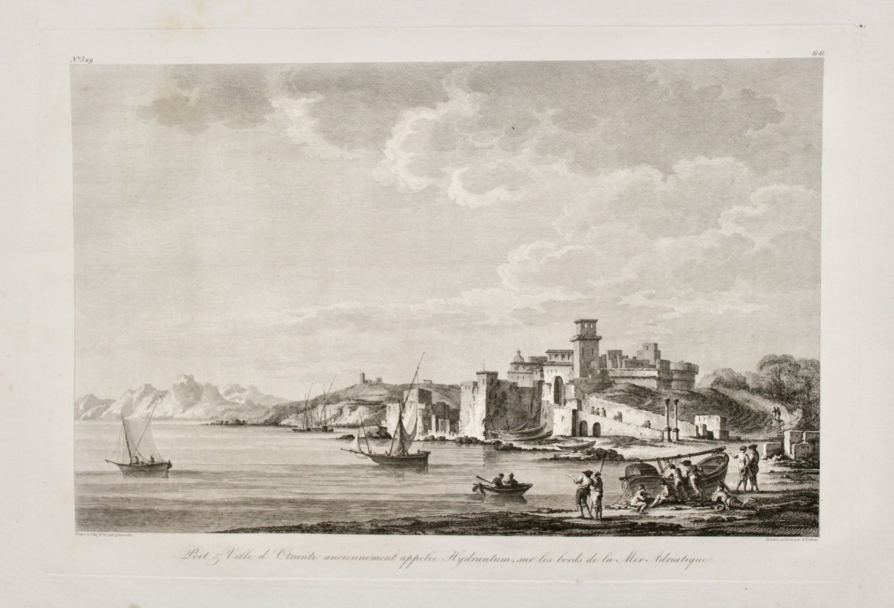 Port & Ville d'Otrante anciennement appeleè Hydruntum, sur les bords … | Immagine principale