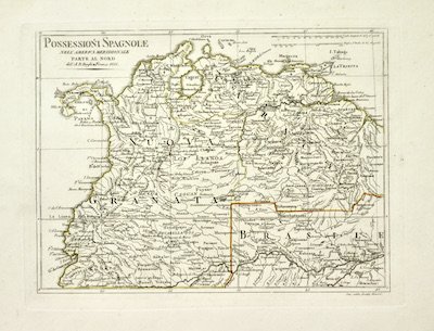 Possessioni spagnole nell'America meridionale. Parte al nord | Immagine principale